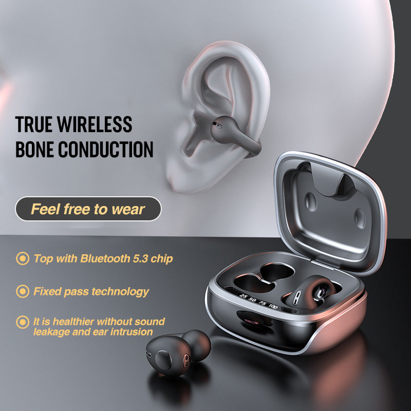 Bone Conduction Clip-Ear Bluetooth Headphones