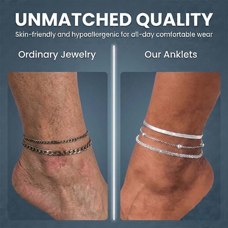 Sterling Silver Ankle Bracelets