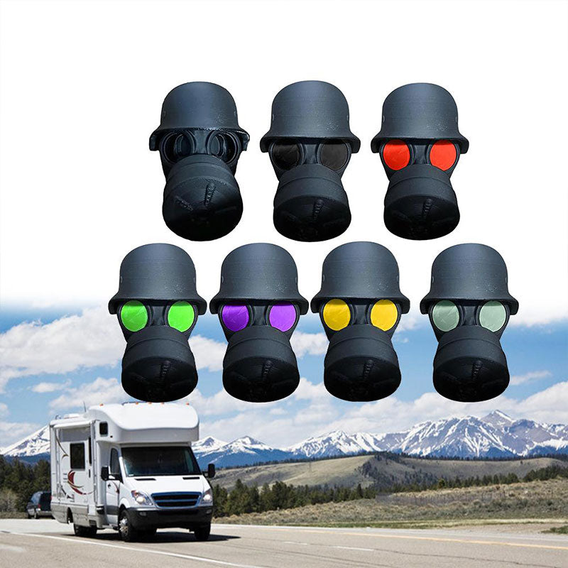 Steel cover cap for trailer hitch