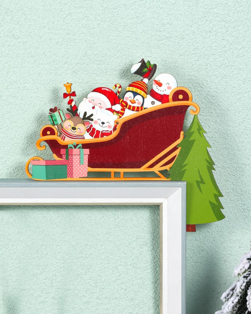 Christmas Door Corner Frame Decoration