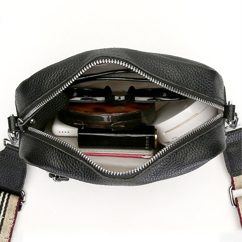 Wide Strap Crossbody Bag