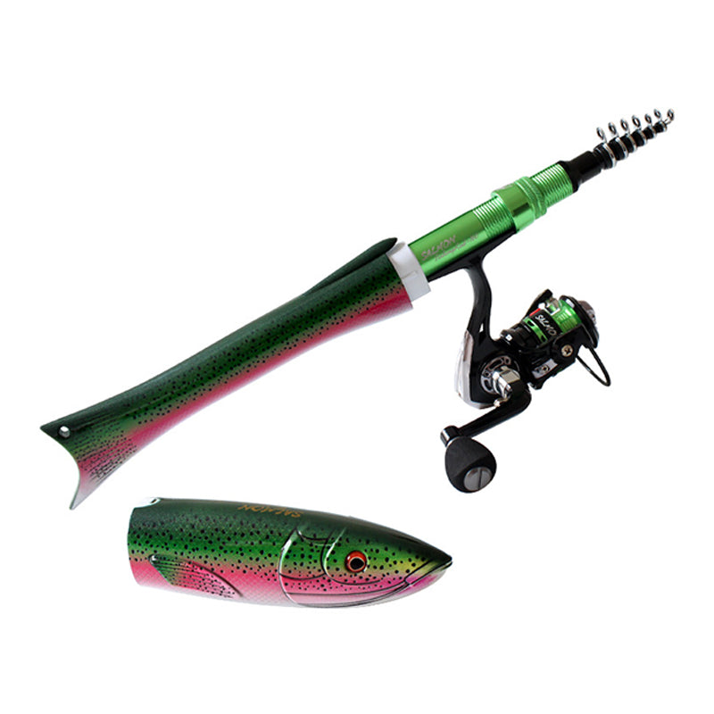 Fish-shaped telescopic rod