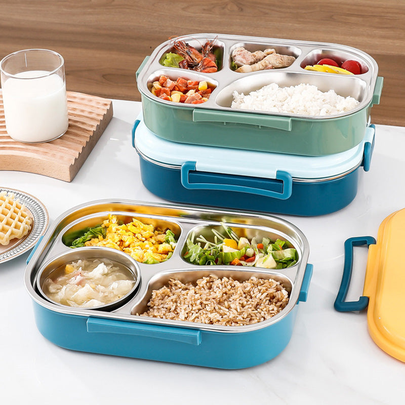 Stainless steel large capacity portable lunch box