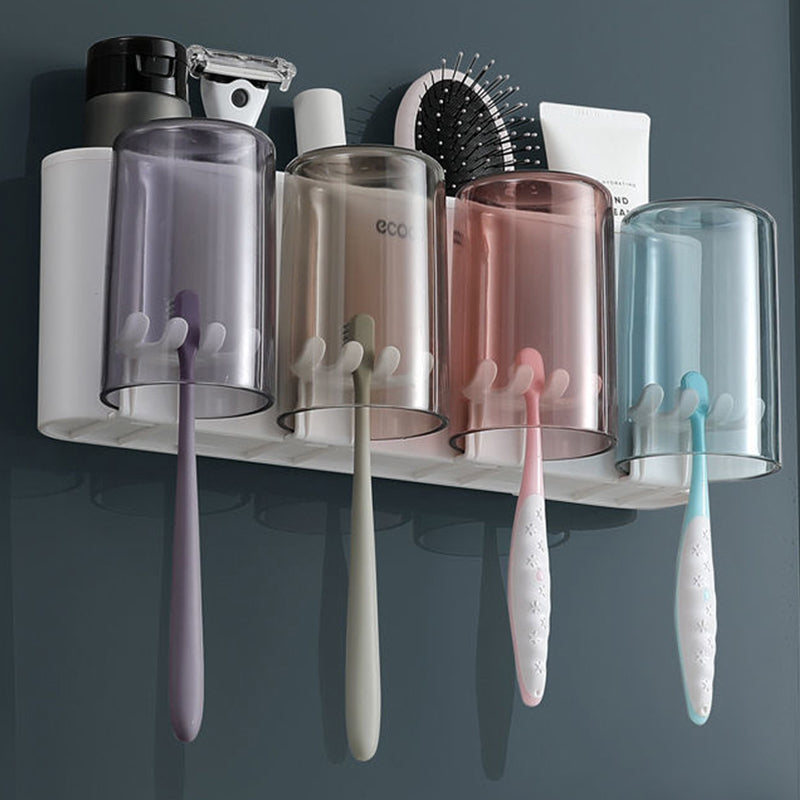 Hole-free Toothbrush Storage Rack