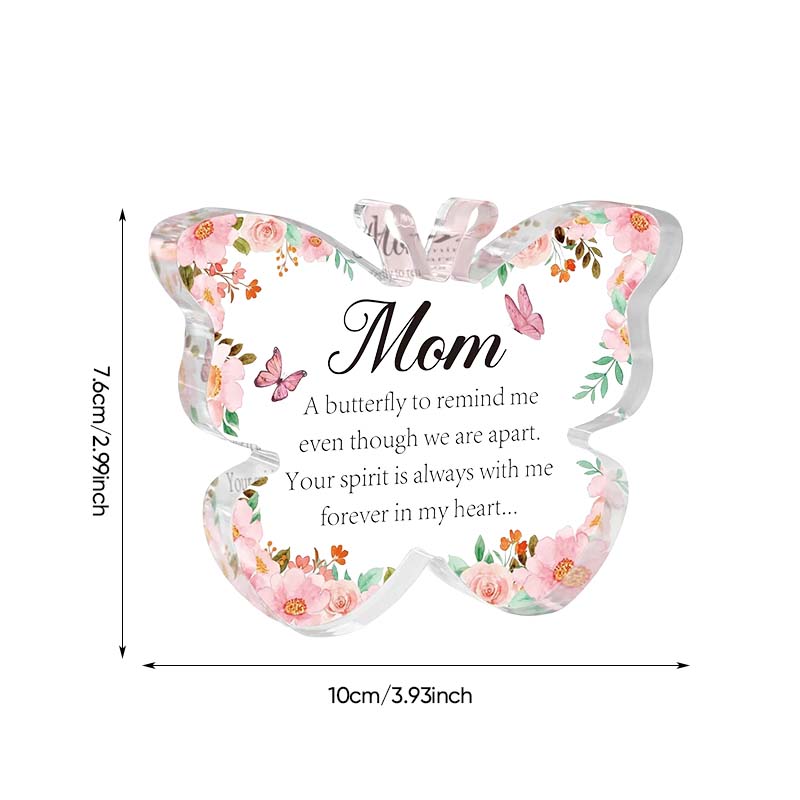 Mother's Day Acrylic Butterfly Desktop Crafts Ornament