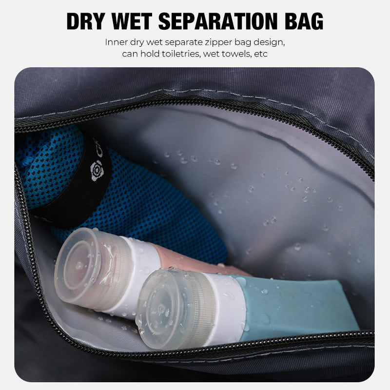 Contrasting Color Large Capacity Travel Bag