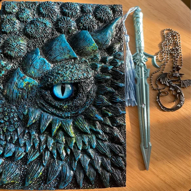 3D Dragon's Secrets Journal Notebook