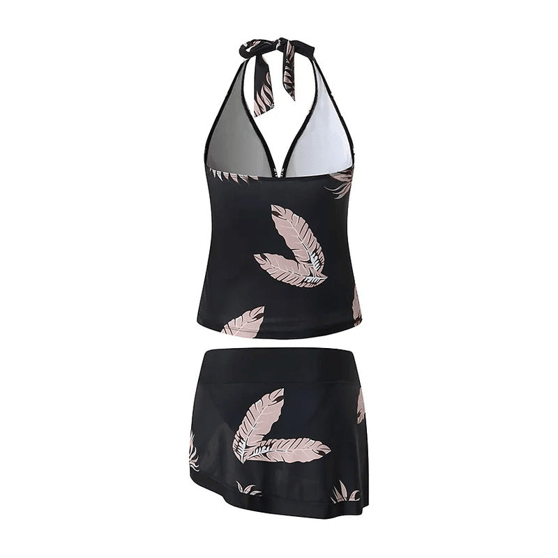 Feather Print Swimsuit