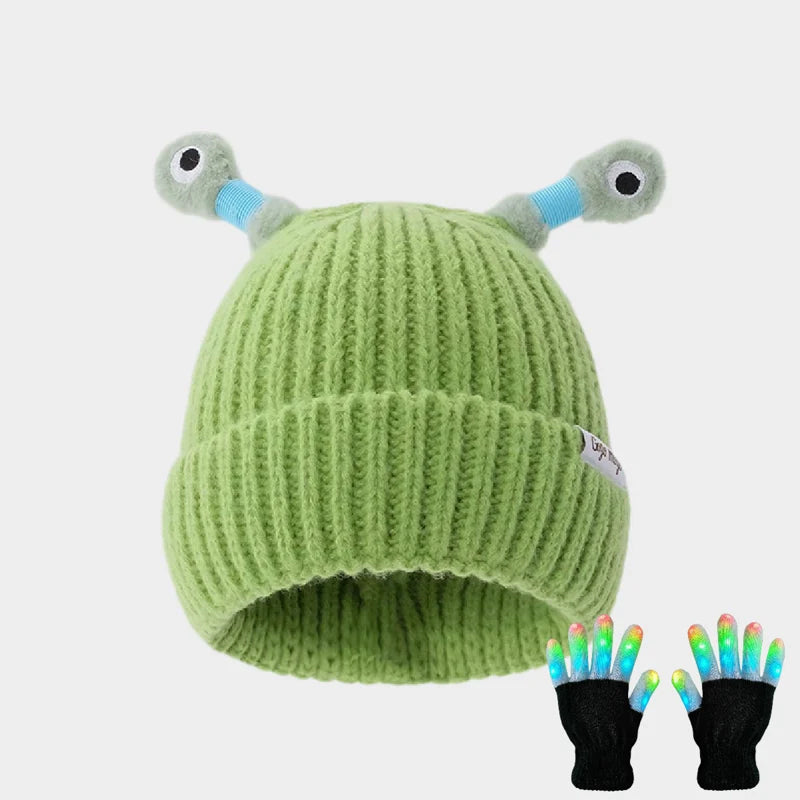 Glow in the Dark Little Monster Woolly Hat