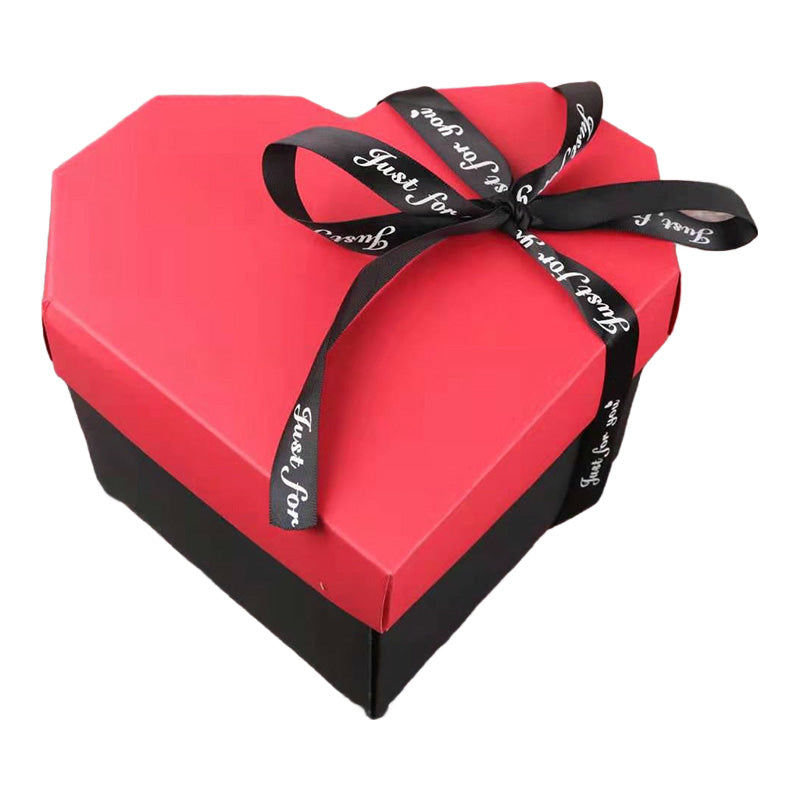 Heart shaped DIY gift box