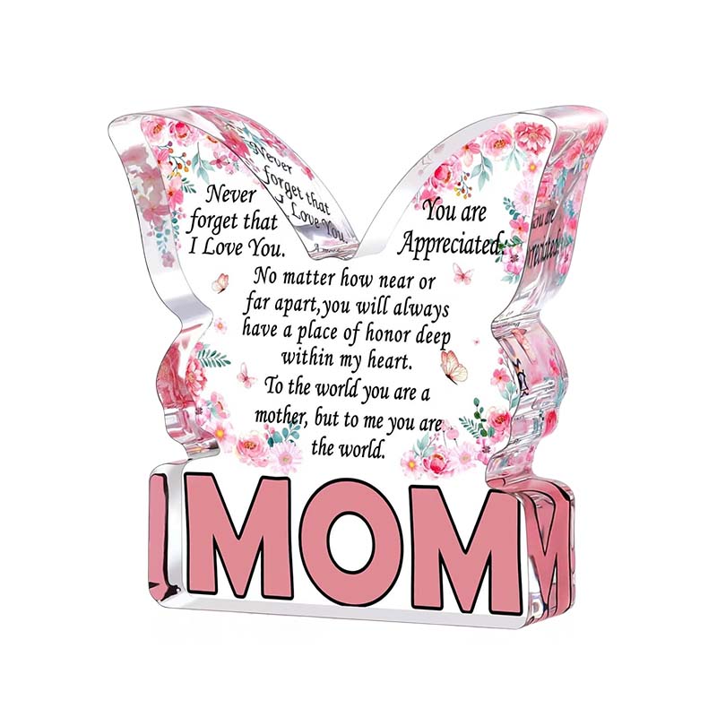 Mother's Day Acrylic Butterfly Desktop Crafts Ornament