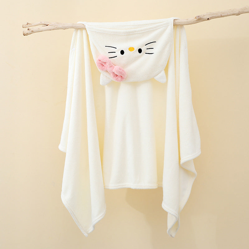 BABY BATHING TOWEL TO AVOID COLDS