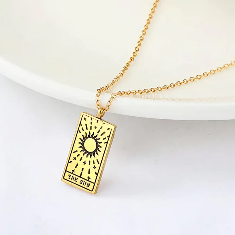 Tarot Card Pendant Necklace