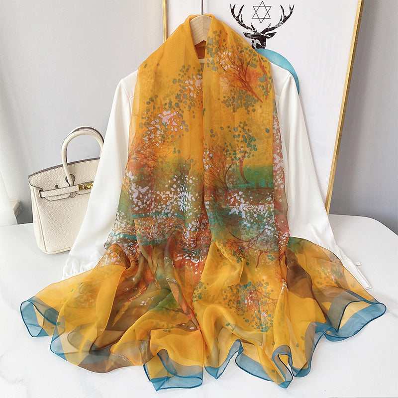 Soft Veil Clouds Late Summer Shawl