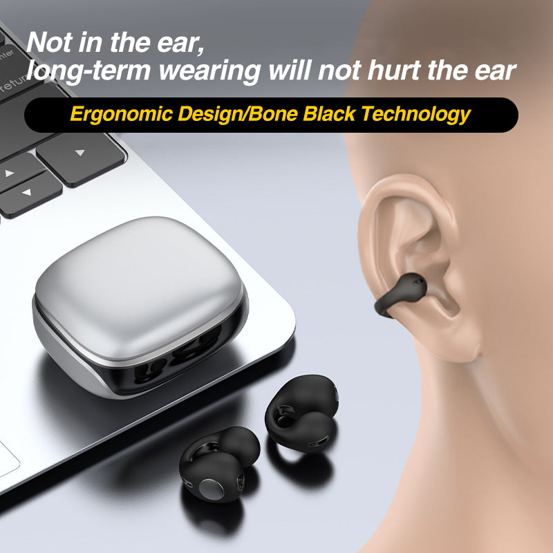 Bone Conduction Clip-Ear Bluetooth Headphones