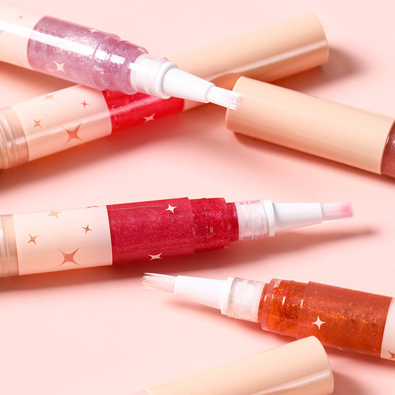 🌈6 colorful colors🌈—Star-studded Lip Gloss