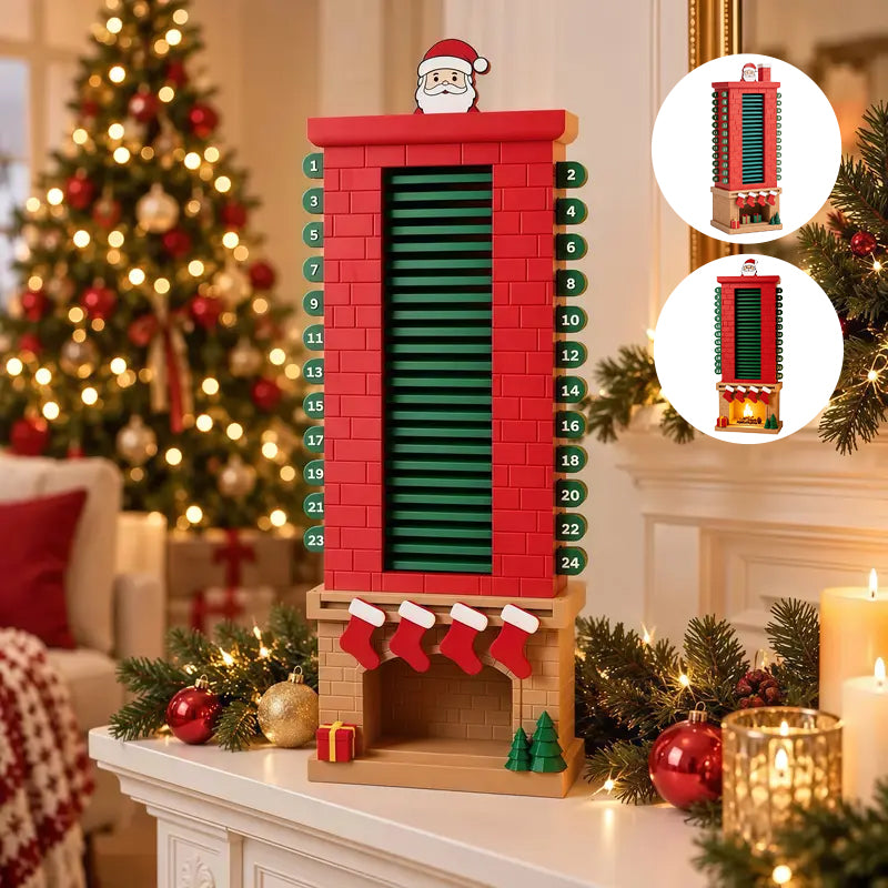24-Day Mechanical Santa Chimney Calendar