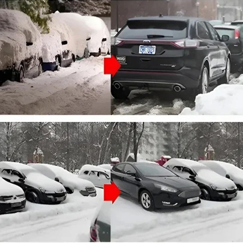 Electromagnetic wave antifreeze and snow removal device