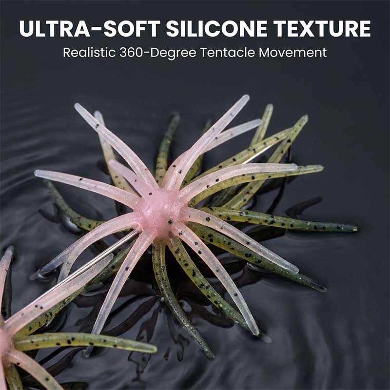 Sea Urchin Soft Fishing Lure Set