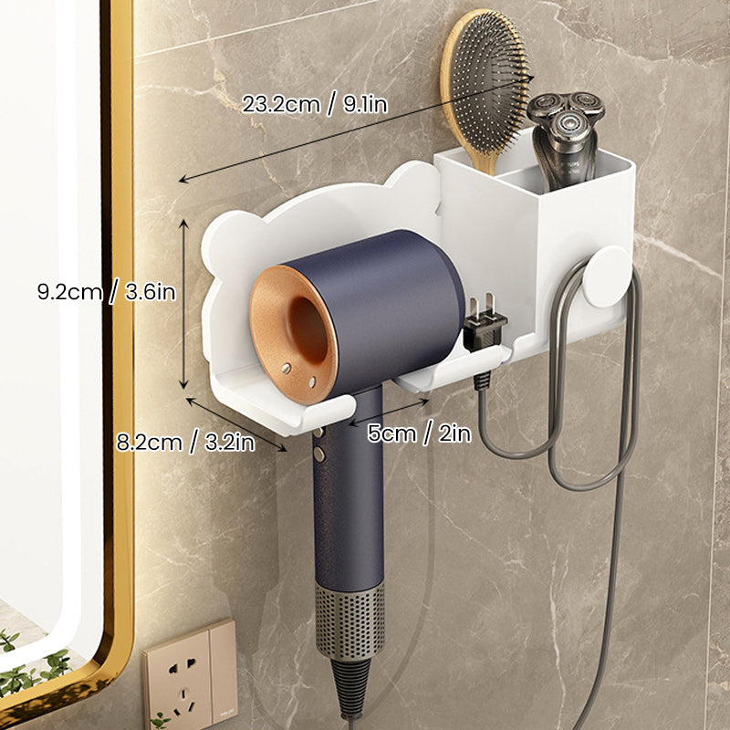 Bathroom Hair Dryer Holder