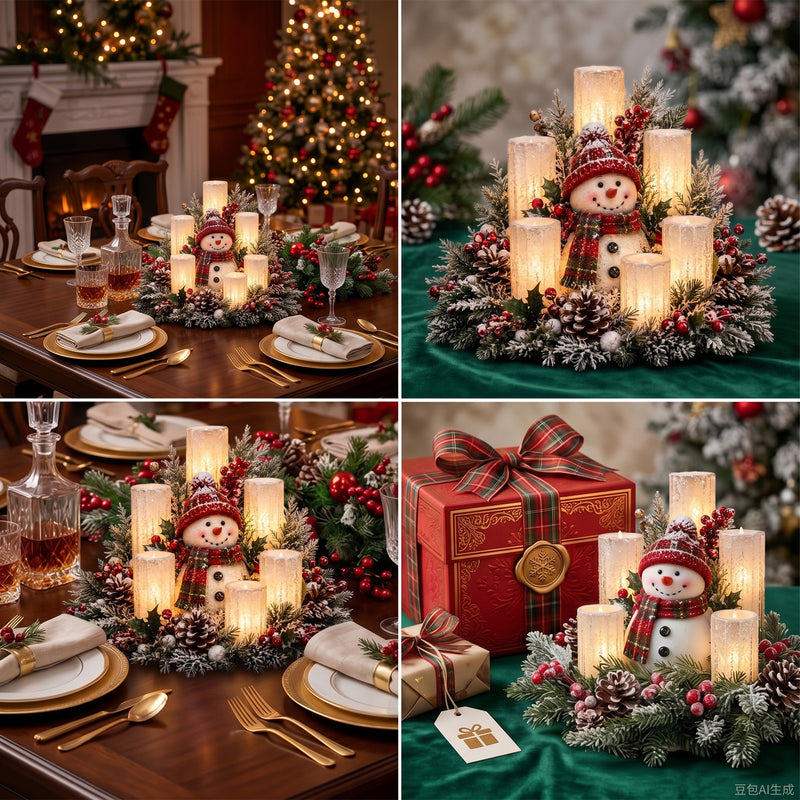 Christmas Candle Holder Ornament