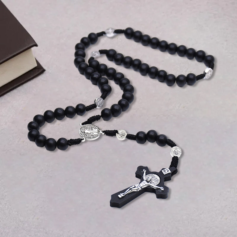 Cross Rosary Necklace