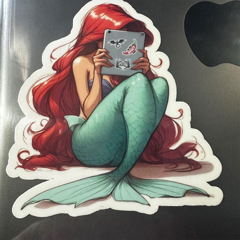 Princess Book Reading Sticker