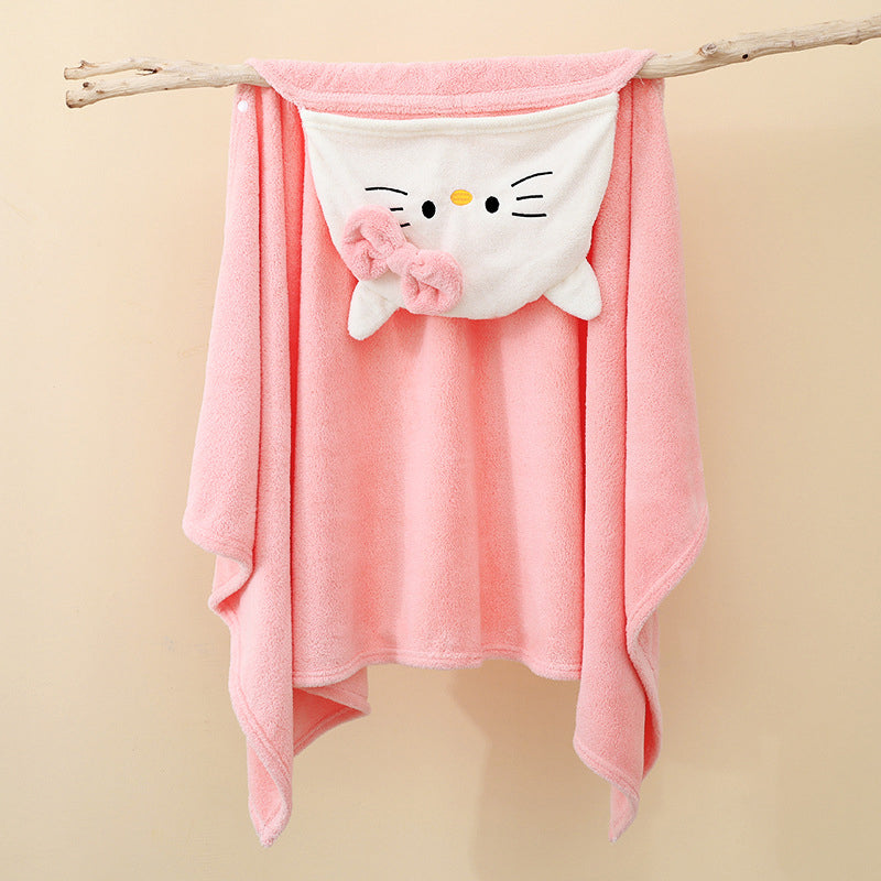 BABY BATHING TOWEL TO AVOID COLDS