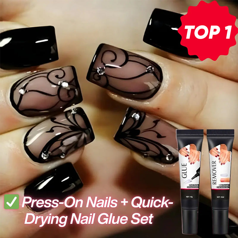 Semi-Solid Nail Glue and Remover Kit