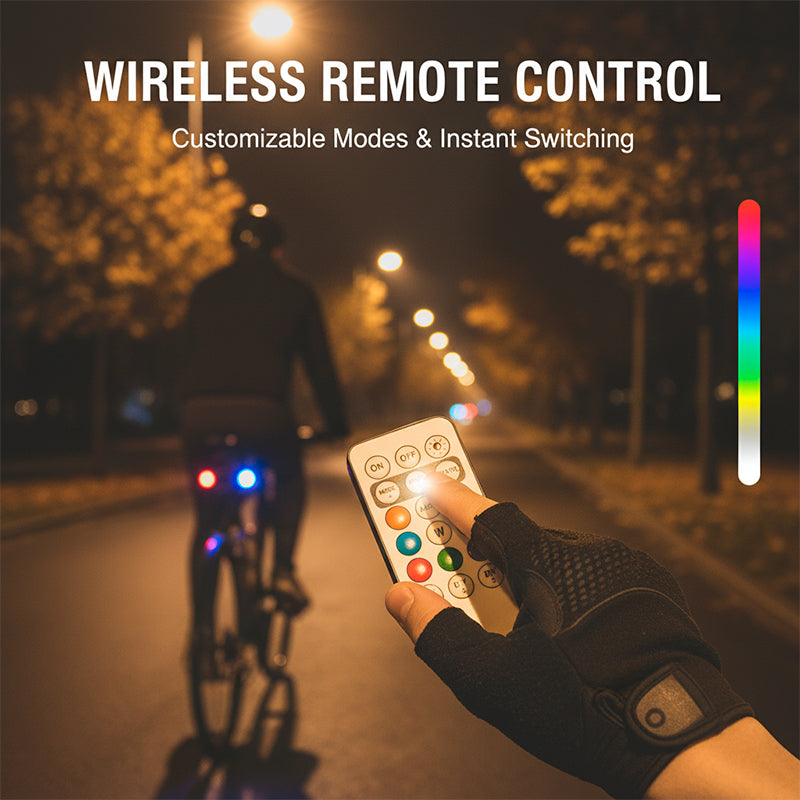 Wireless remote control aircraft lights motorcycle lights