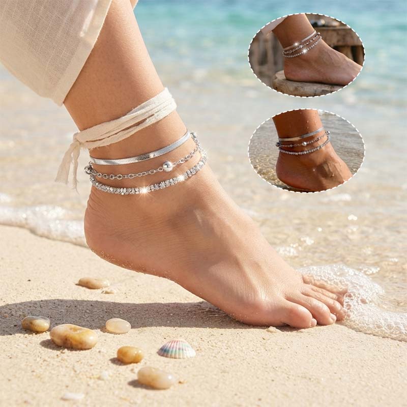 Sterling Silver Ankle Bracelets