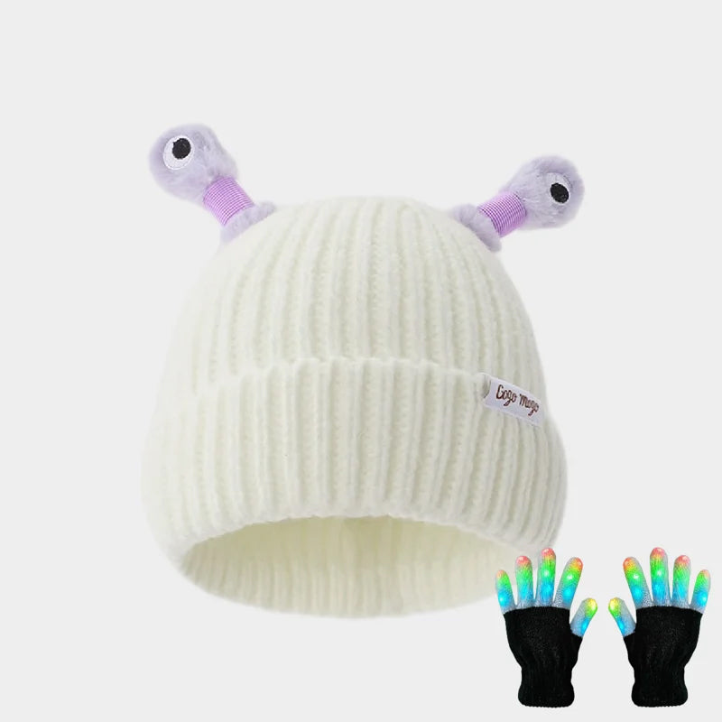 Glow in the Dark Little Monster Woolly Hat