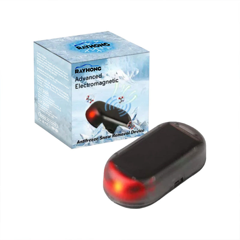 Electromagnetic wave antifreeze and snow removal device