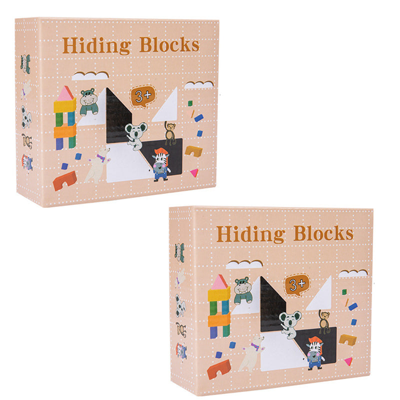 Puzzles Hidden Building Blocks Puzzles Toys