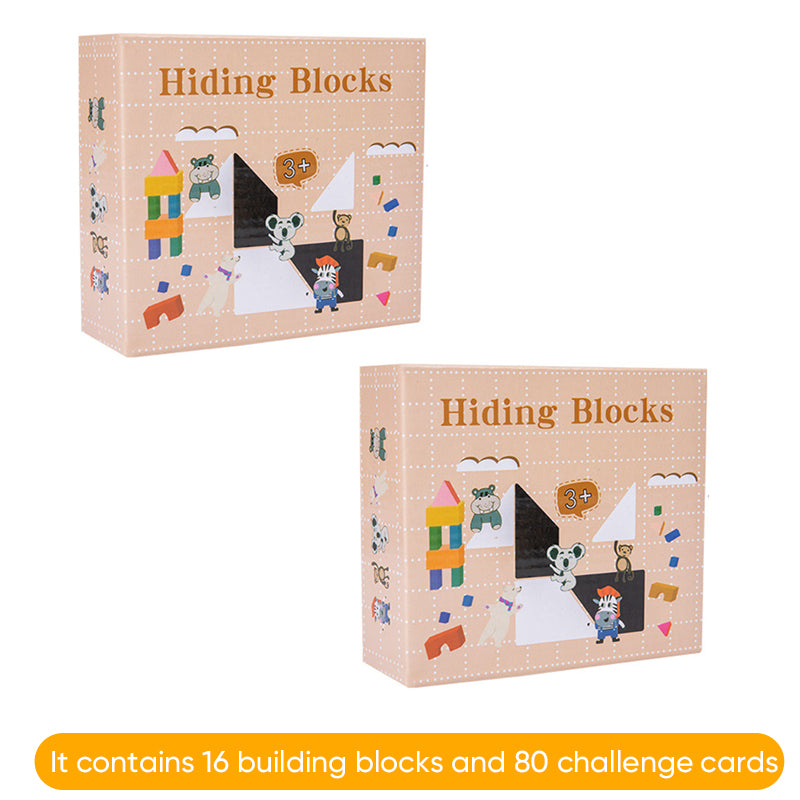 Puzzles Hidden Building Blocks Puzzles Toys
