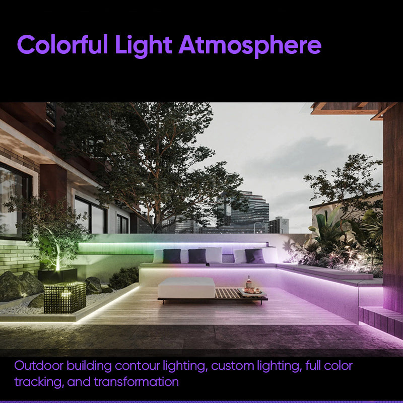 Music Sync Color Changing Strip Lights with Remote and App Control
