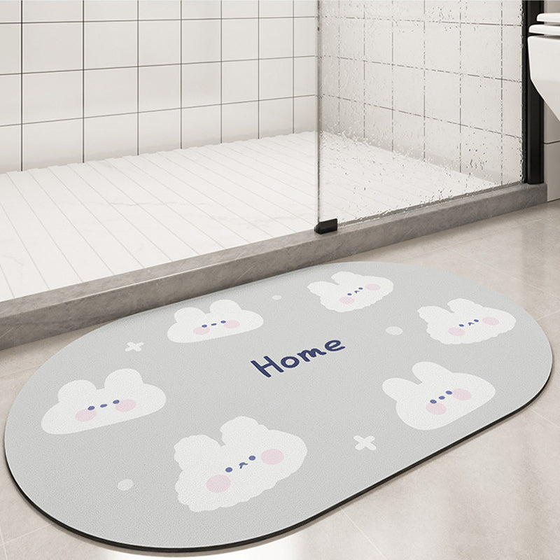 Microfiber non-slip cartoon floor mat