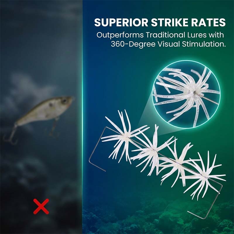 Sea Urchin Soft Fishing Lure Set