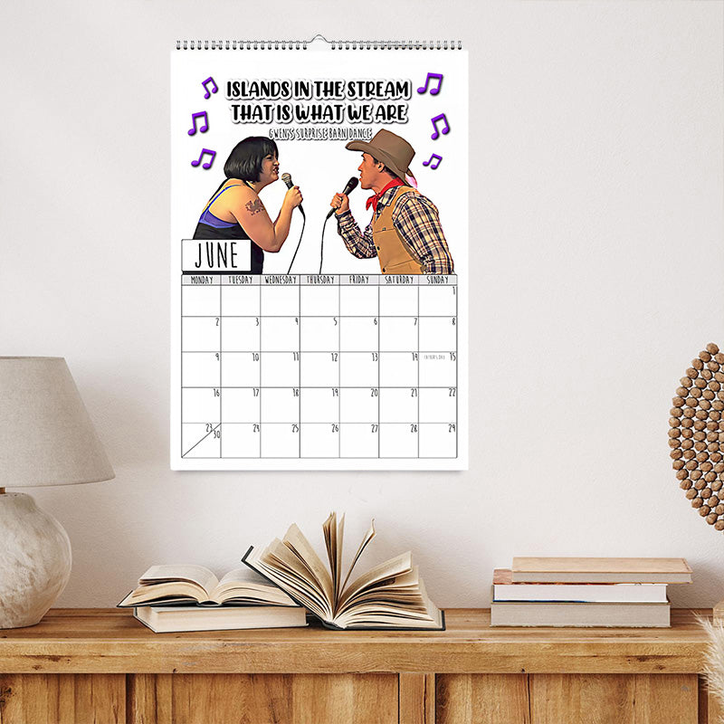 Gavin and Stacey 2025 wall calendar