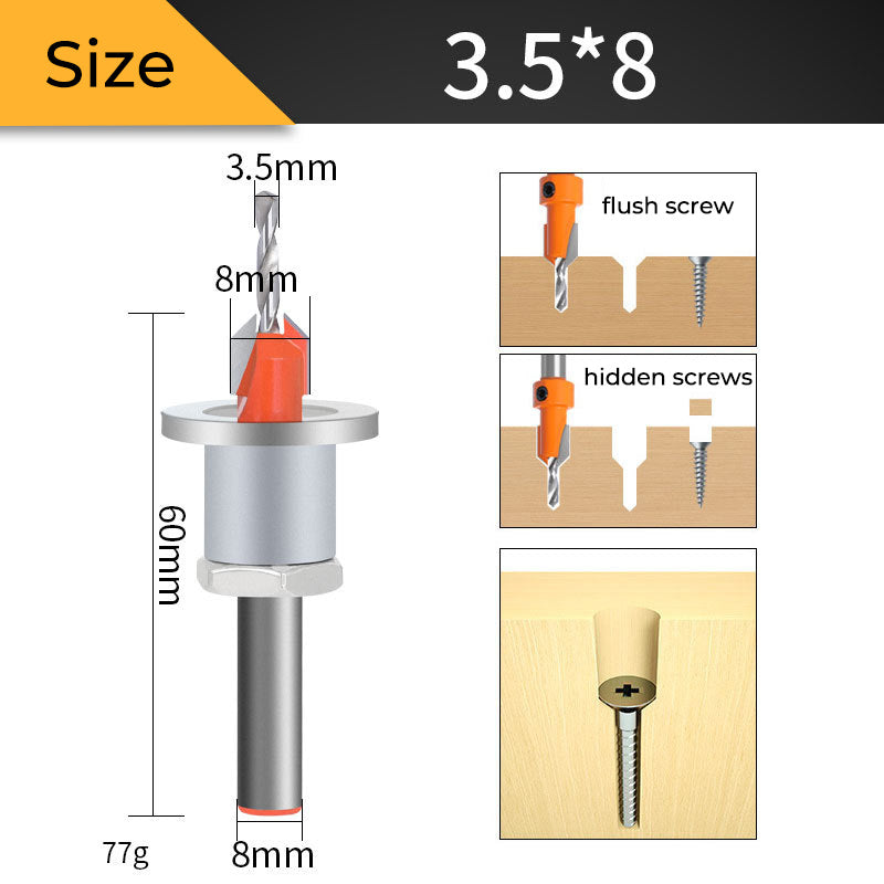 Alloy Countersink Drill Bits