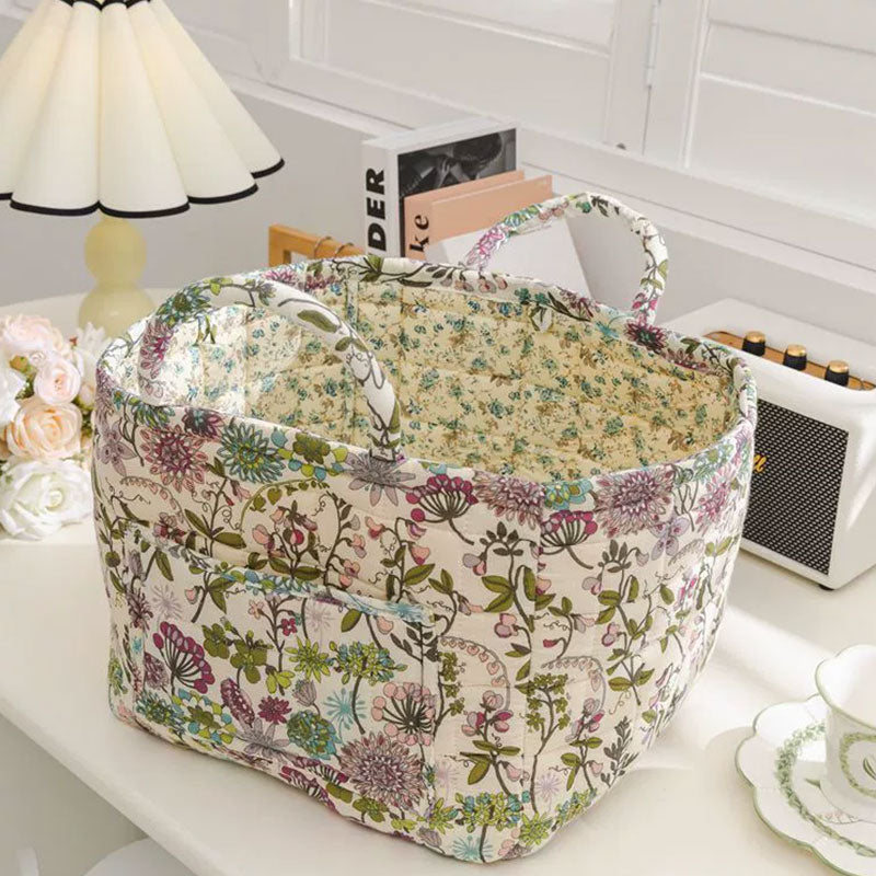 Boho Fabric Storage Basket