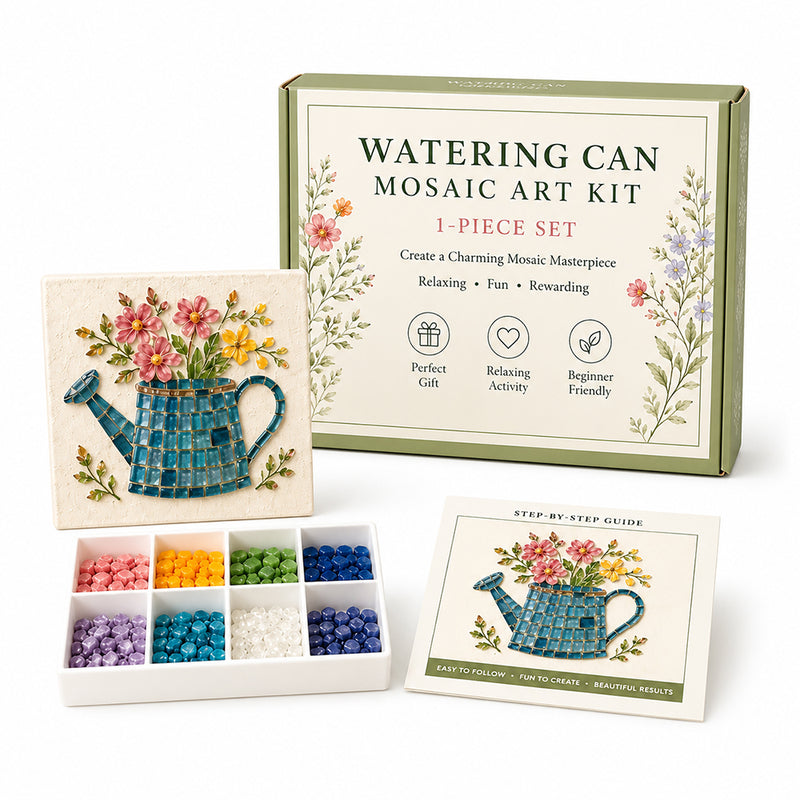 Watering Can Mosaic Art Kit