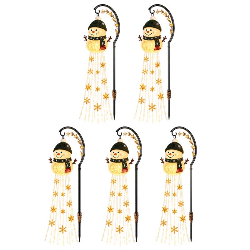 Snowman Magic Fountain Garden Light