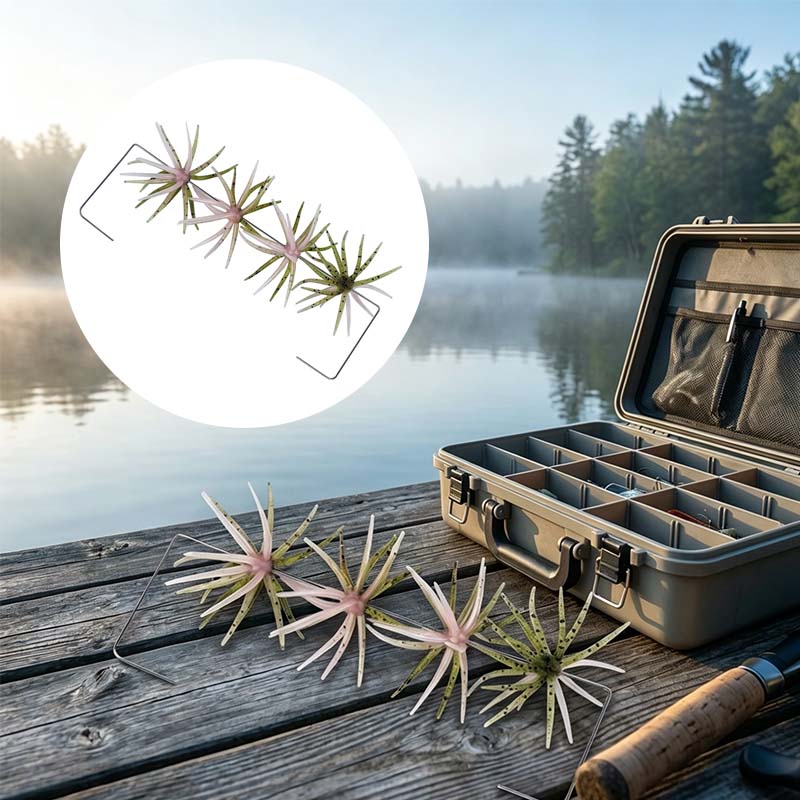 Sea Urchin Soft Fishing Lure Set