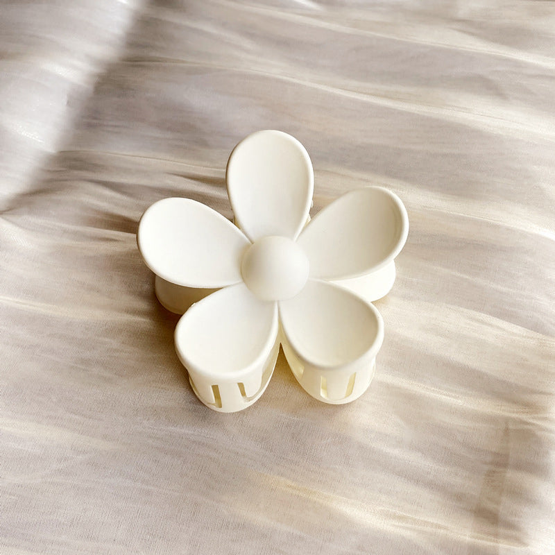 Frosted Flower Clip