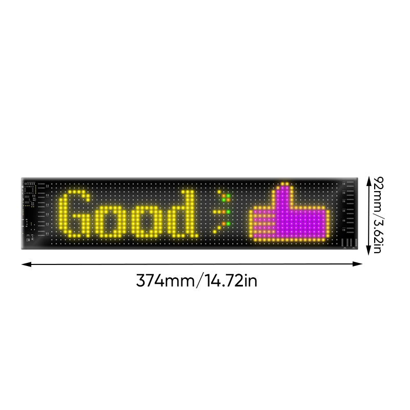 Vehicle mounted flexible display screen