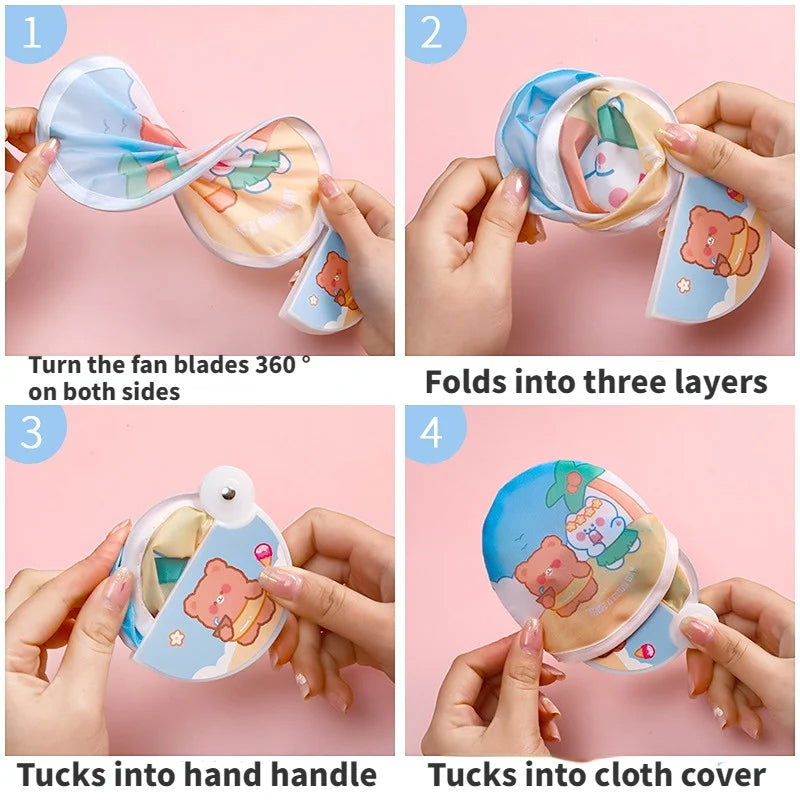 Portable Folding Hand Held Fan