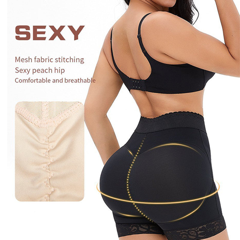 Lace Steel Boned Butt Enhancer Shorts Shapewear Womenswear