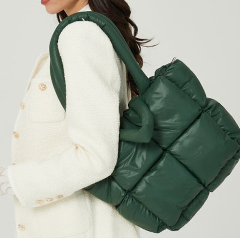 Women Padded Quilted Handbag