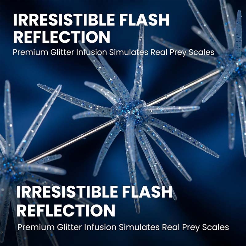Sea Urchin Soft Fishing Lure Set